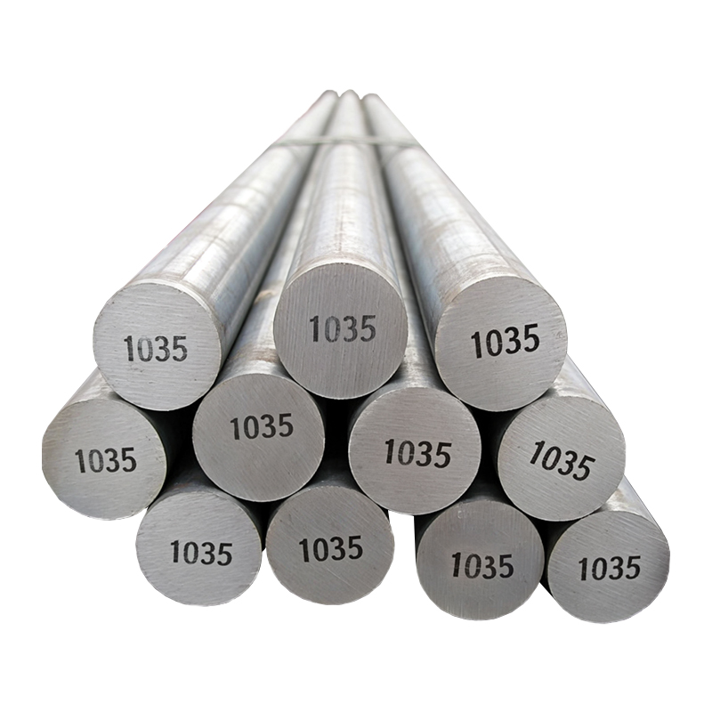 AISI 1035 c&aacute;c thanh th&eacute;p s&aacute;ng được k&eacute;o nguội xếp chồng l&ecirc;n nhau c&oacute; dấu cấp độ được đ&oacute;ng dấu ở đầu