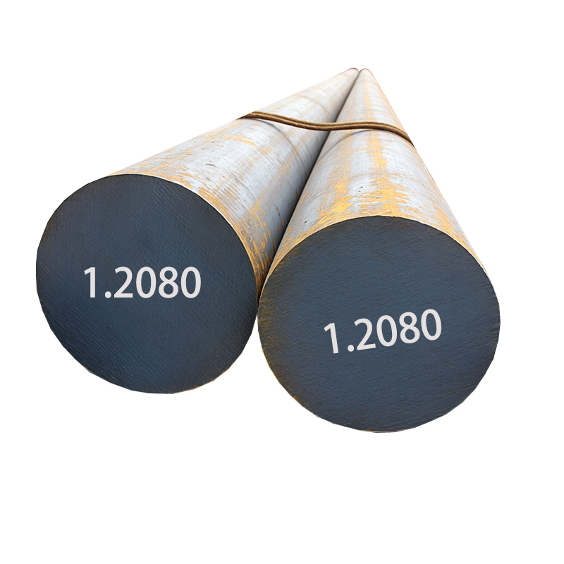 DIN 1.2080 stok bar bulat keluli alat palsu hitam